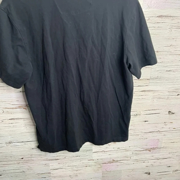 Robert Graham men’s short sleeve shirt collar black medium - Picture 8 of 9